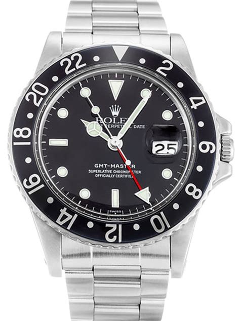 rolex gmt master black 16750